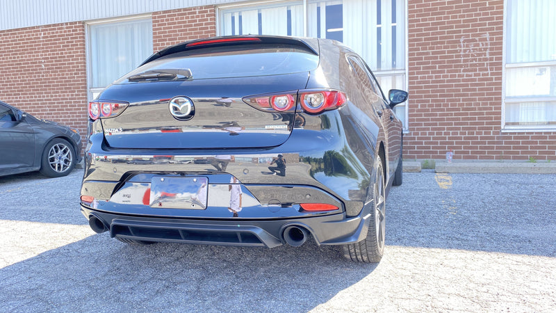 2019+ Mazda 3 Hatchback T Style Rear Bumper Lip/Diffuser