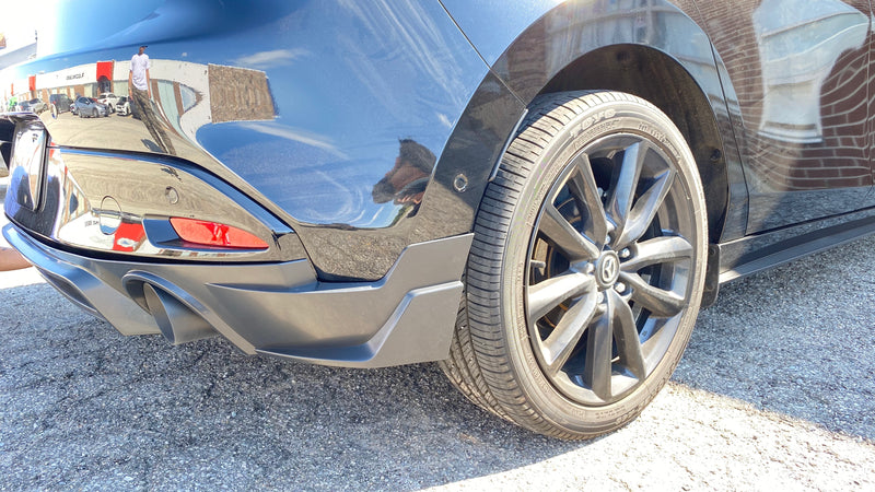 2019+ Mazda 3 Hatchback T Style Rear Bumper Lip/Diffuser
