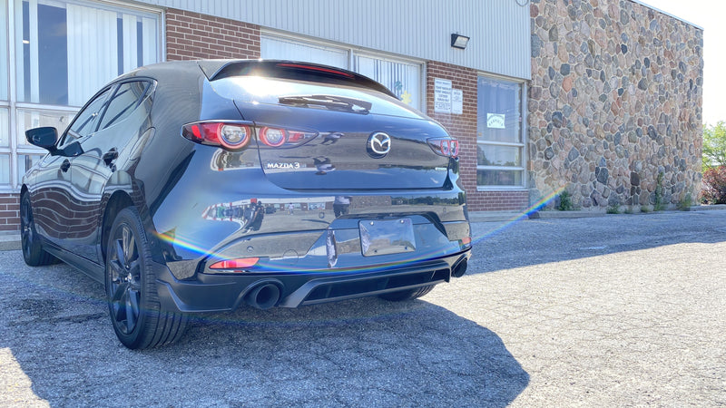 2019+ Mazda 3 Hatchback T Style Rear Bumper Lip/Diffuser