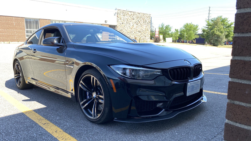 2015-2019 BMW F80/F82 M3/M4 PSM Style Front Bumper Lip (Carbon Fiber)