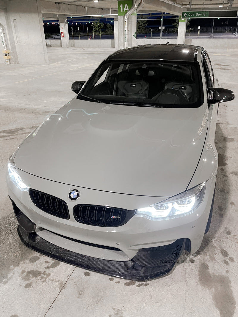 2015-2019 BMW F80/F82 M3/M4 GTS Style Front Bumper Lip (Carbon Fiber)
