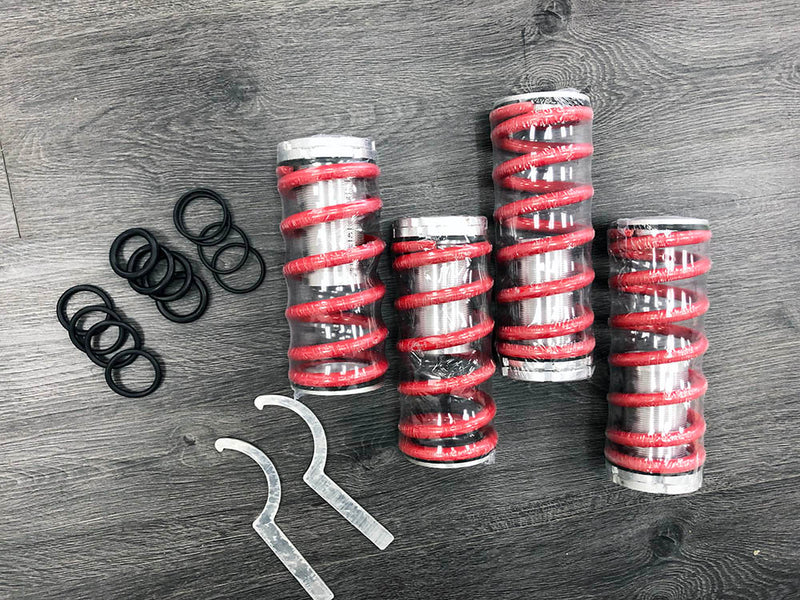 1998-2002 Honda Accord / 1997-2001 Honda Prelude  Red Coilover Sleeves Kit