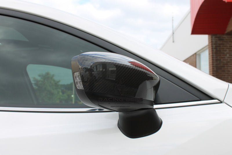 2014-2018 Mazda 3 Sedan/Hatchback OEM Style Mirror Covers (Carbon Fiber)