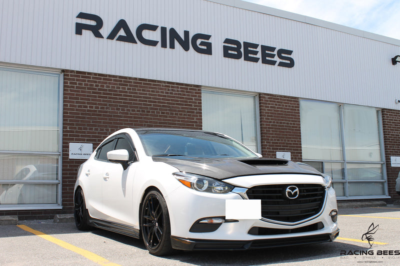 2014-2018 Mazda 3 Sedan/Hatchback MPS Style Hood (Carbon Fiber)