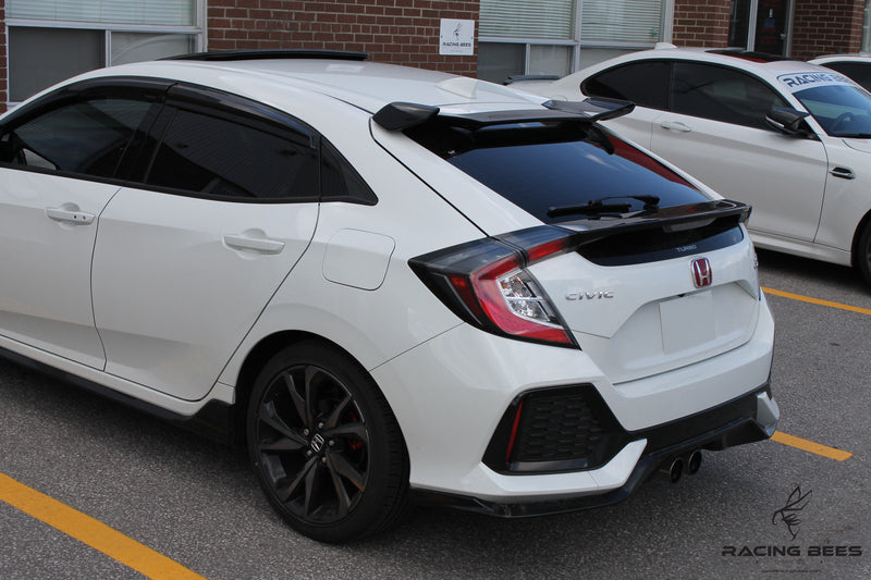 Window Visor for 2017-2020 Honda Civic 5D Hatchback Mugen style