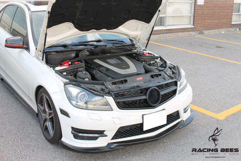 2008-2014 Mercedes-Benz C Class Coupe/Sedan Front Upper Engine Strut Tower Bar (Race Spec)