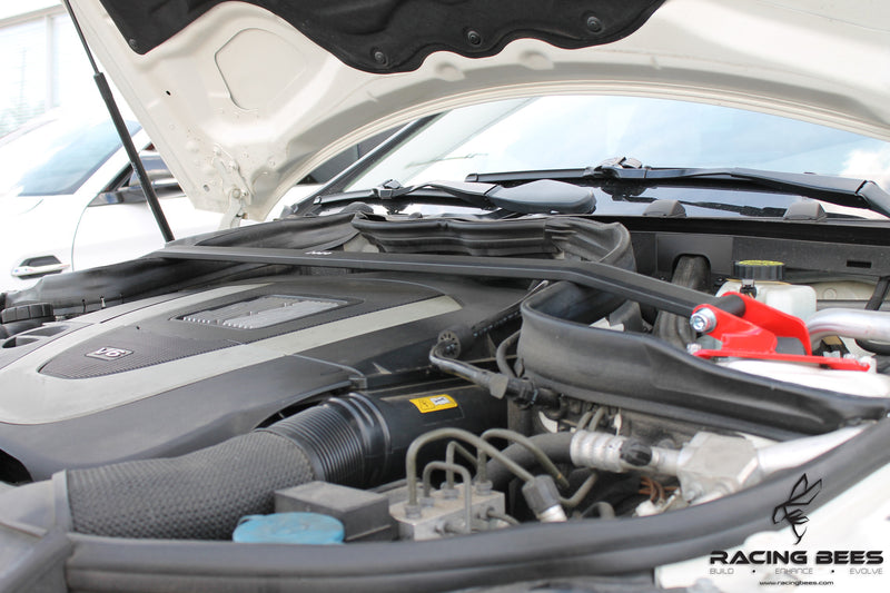 2008-2014 Mercedes-Benz C Class Coupe/Sedan Front Upper Engine Strut Tower Bar (Race Spec)