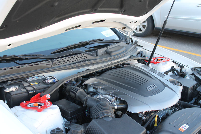 2010-2016 Hyundai Genesis Coupe Front Upper Engine Strut Tower Bar (Race Spec)