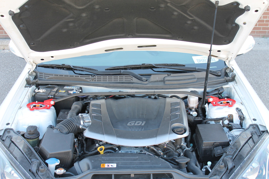 2010-2016 Hyundai Genesis Coupe Front Upper Engine Strut Tower Bar (Race Spec)