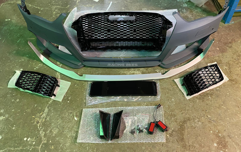 2014-2016 Audi A3 Pre-Face Lift RS3 Style Front Bumper Conversion