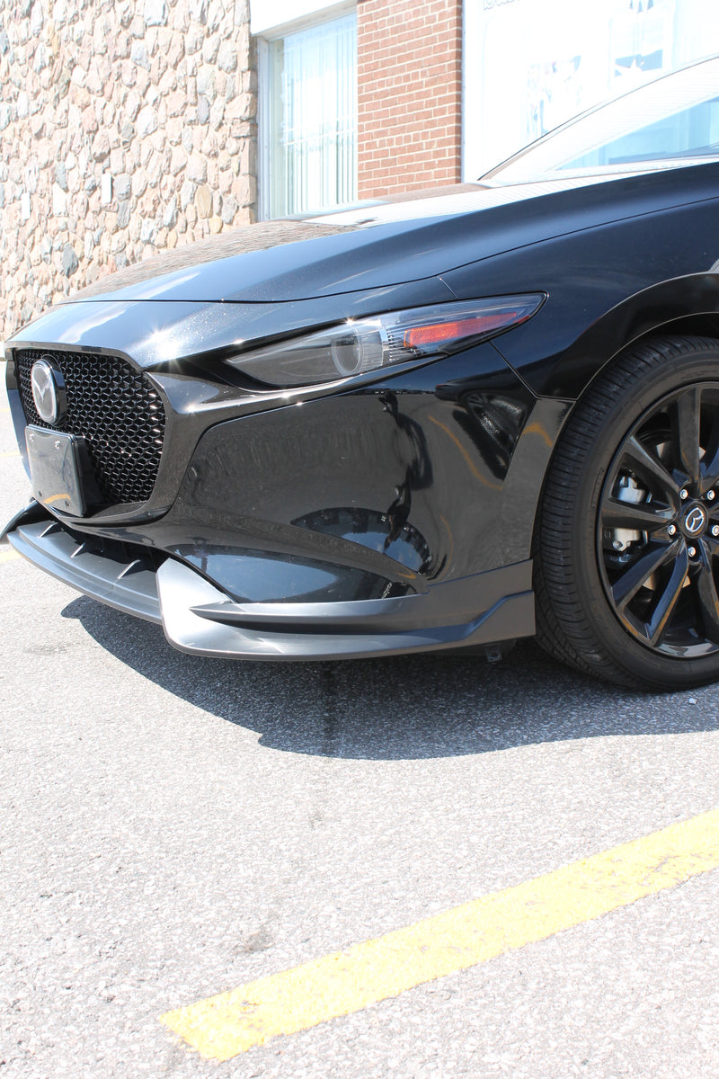 2019+ Mazda 3 Hatchback T Style Front Bumper Lip