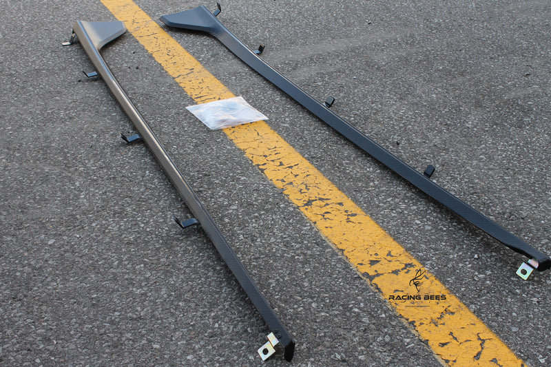 2016+ Honda Civic Sedan/Hatchback Type-R Style Side Skirts (Carbon-Look)