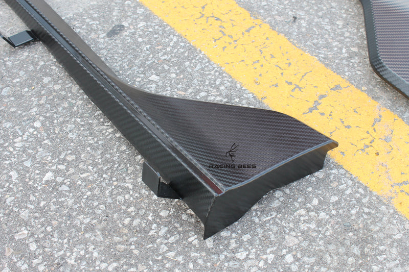 2016+ Honda Civic Sedan/Hatchback Type-R Style Side Skirts (Carbon-Look)