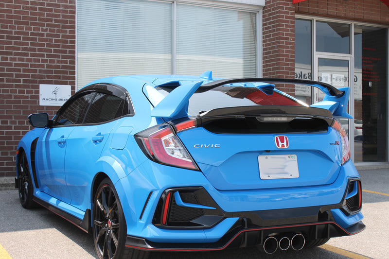 2017+ Honda Civic Hatchback/Type R D Style Trunk Spoiler (Carbon Fiber)