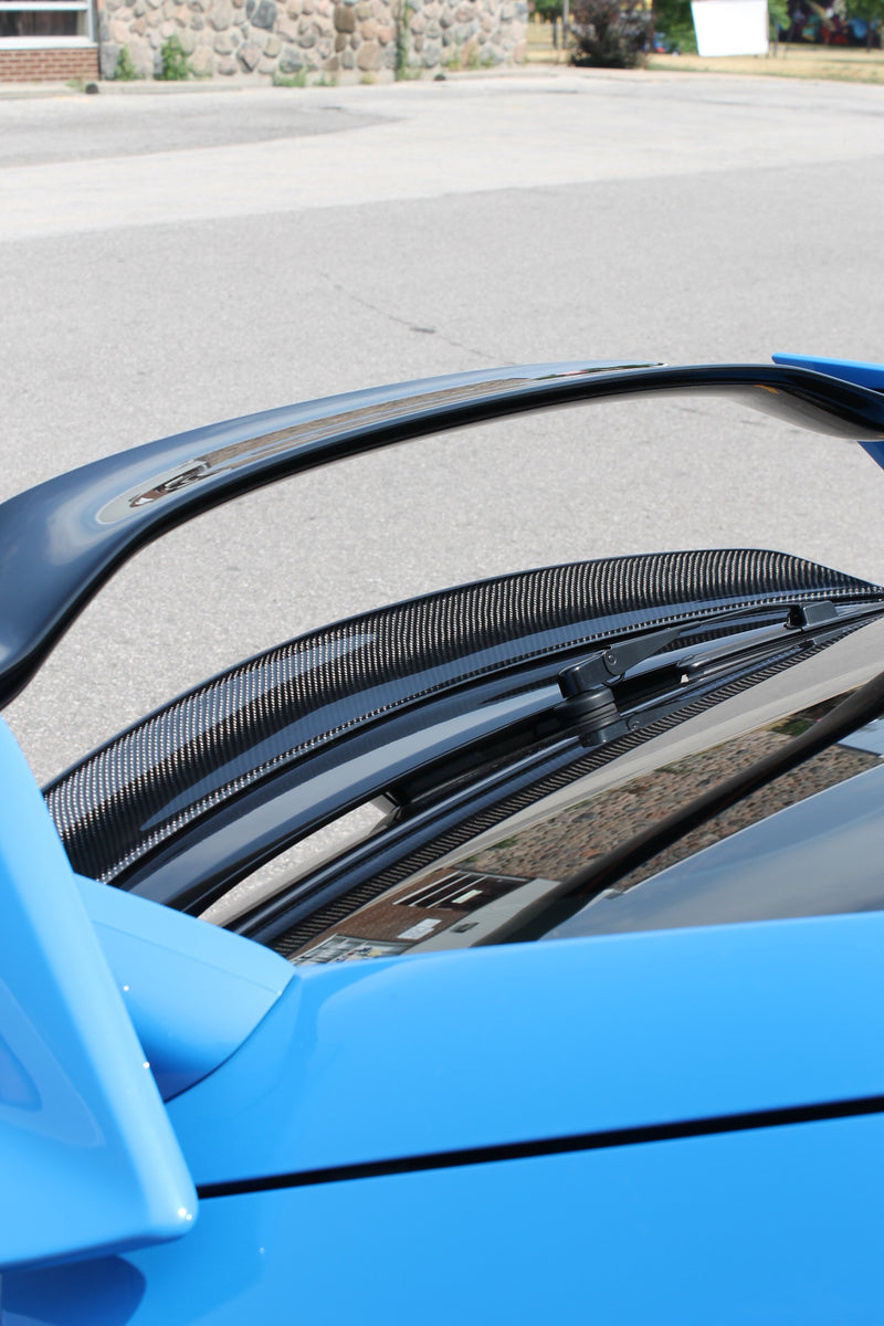 2017+ Honda Civic Hatchback/Type R D Style Trunk Spoiler (Carbon Fiber)
