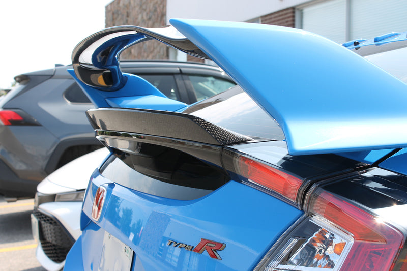 2017+ Honda Civic Hatchback/Type R D Style Trunk Spoiler (Carbon Fiber)