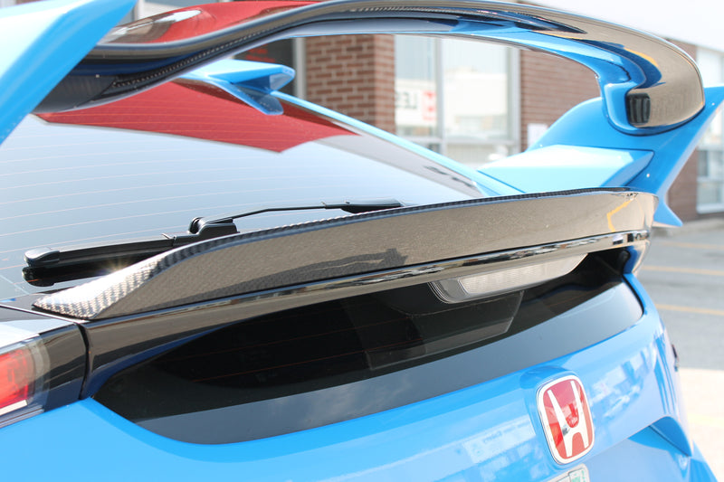 2017+ Honda Civic Hatchback/Type R D Style Trunk Spoiler (Carbon Fiber)