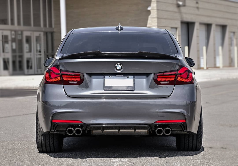 2012-2018 BMW F30/F80 3 Series/M3 Trunk Spoiler PSM Style (Carbon Fiber)