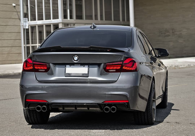 2012-2018 BMW F30/F80 3 Series/M3 Trunk Spoiler PSM Style (Carbon Fiber)
