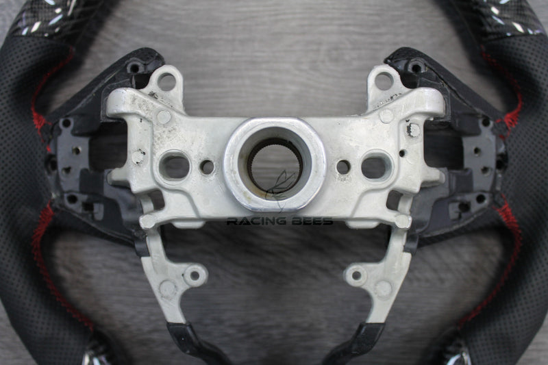 2016+ Honda Civic Steering Wheel R1 Concept Style (Carbon Fiber)