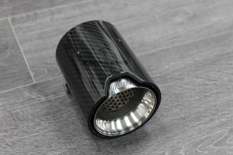 BMW M2/M3/M4 F8X Carbon Fiber M-Performance Stainless Steel - Single Exhaust Tip 1 Piece