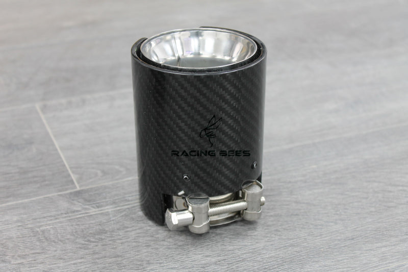 BMW M2/M3/M4 F8X Carbon Fiber M-Performance Stainless Steel - Single Exhaust Tip 1 Piece