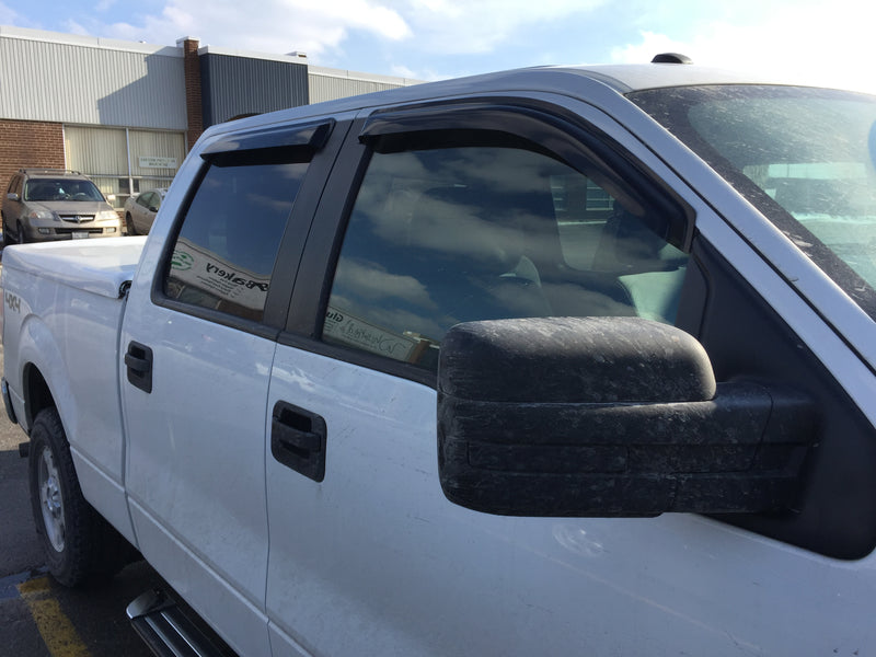Window Visors for 2009-2014 Ford F150 Super Crew Cab