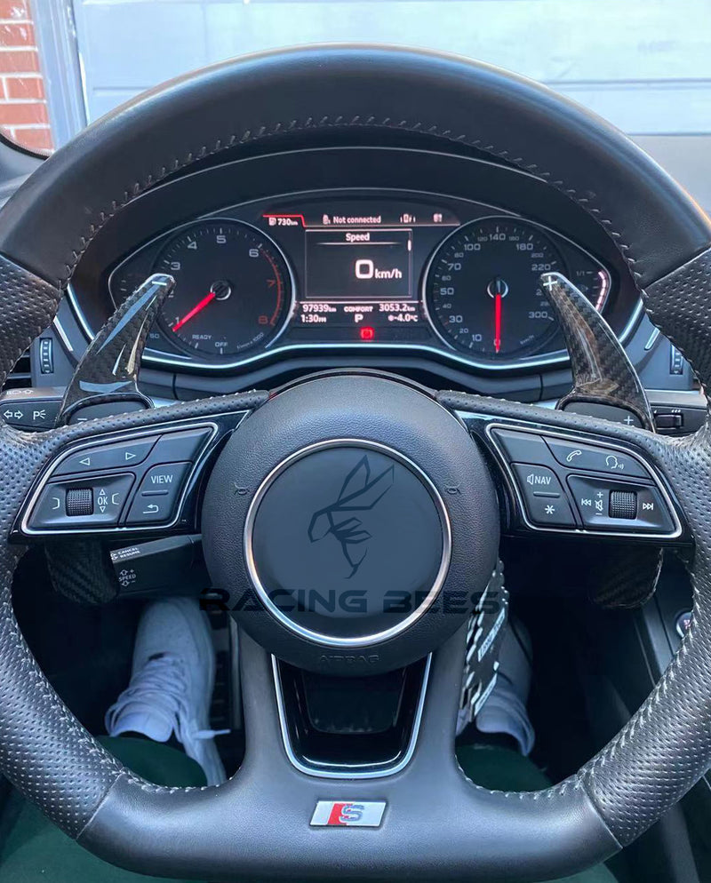 2017-2019 Audi Paddle Shifter Extensions (Carbon Fiber)