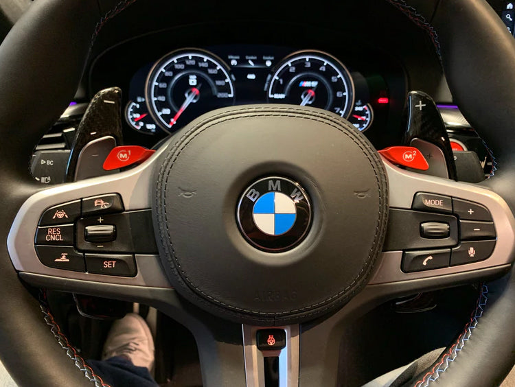 2019+ BMW G Series M-Sport Paddle Shifter Extensions (Carbon Fiber)