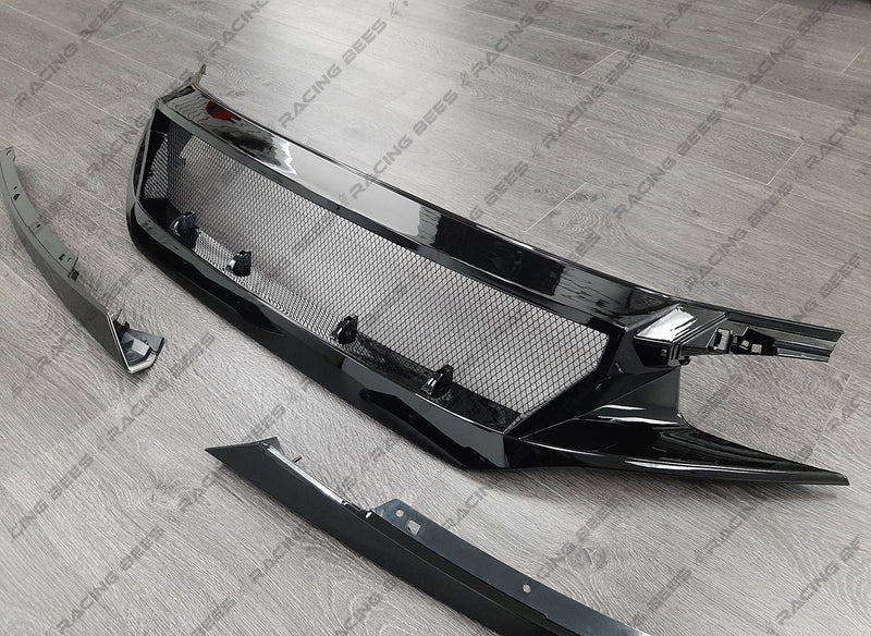 2016-2021 Honda Civic JS Style Front Grille (Black)