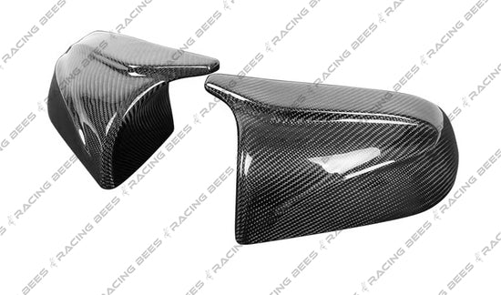 2017-2020 Tesla Model 3 M Style Replacement Mirror Covers (Carbon Fiber)