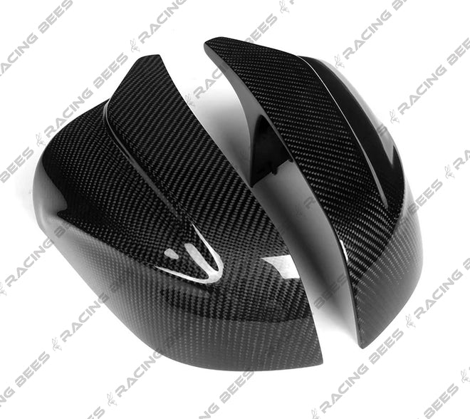 2017-2020 Tesla Model 3 M Style Replacement Mirror Covers (Carbon Fiber)