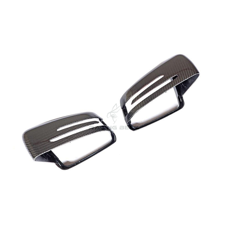 2011+ Mercedes-Benz A/C/E/S/CLA/CLS Class OEM Style Replacement Mirror Covers (Carbon Fiber)