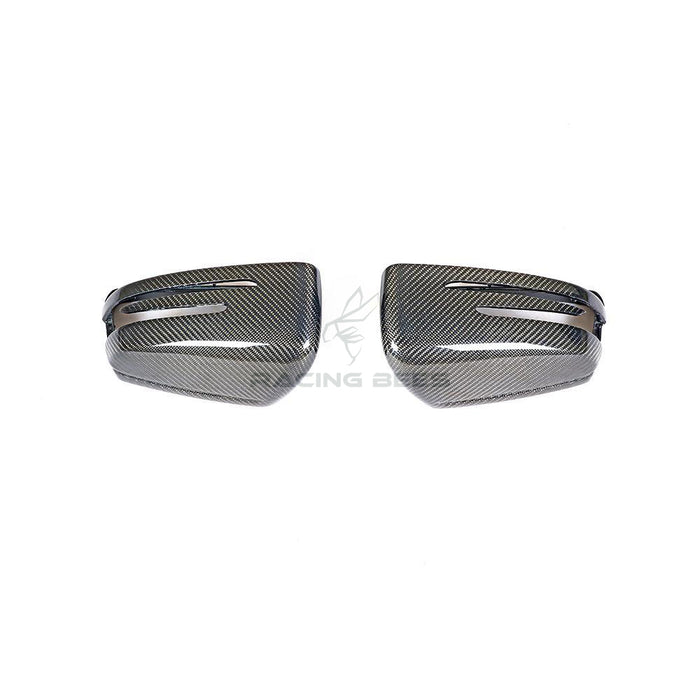 2011+ Mercedes-Benz A/C/E/S/CLA/CLS Class OEM Style Replacement Mirror Covers (Carbon Fiber)