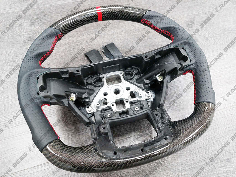 2015-2020 Ford F150 Perforated Leather Steering (Carbon Fiber)