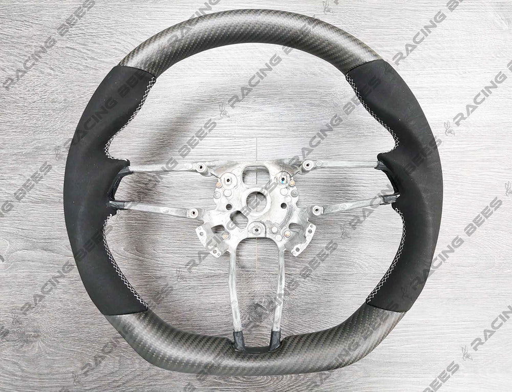 Capuchon De Bouton Volume Porsche - Argenté & Noir - Compatible 911/718/Macan/Cayenne 2016-2023