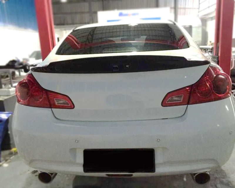 2009-2013 Infiniti G37 Sedan J2 Style Trunk Spoiler (Carbon Fiber)