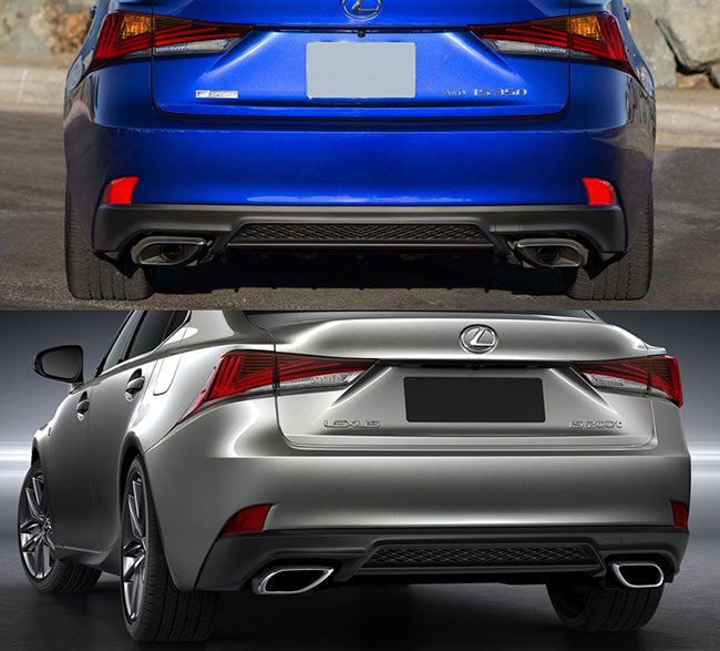 2014-2019 Lexus IS250/300/350 FS Style Rear Lip Diffuser
