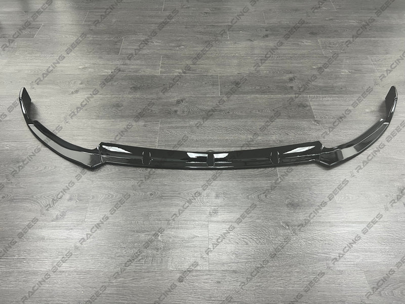 2019-2021 Mercedes-Benz C Class Sedan BR V2 Style Front Bumper Lip (BLACK)