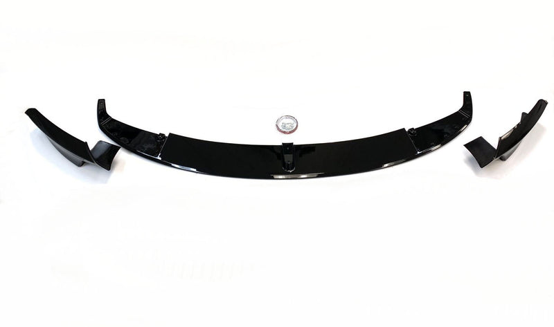 2011-2016 BMW F10 5 Series M-Peformance Style Front Bumper Lip (Black)