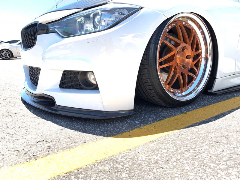 2012-2018 BMW F30 3 Series EXO Style Front Bumper Lip (Carbon Fiber)