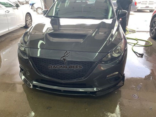 2014-2018 Mazda 3 Sedan/Hatchback MPS Style Hood (Carbon Fiber)