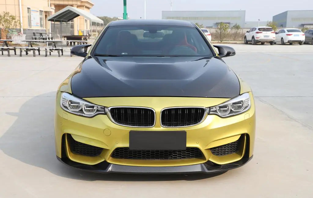2015-2019 BMW F80/F82 M3/M4 CS2 Style Front Bumper Lip (Carbon Fiber)