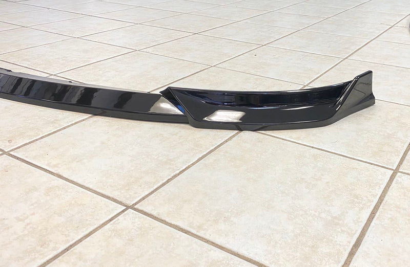 2017-2019 Tesla Model 3 RZ Style 3 pieces Front Bumper Lip (Black)