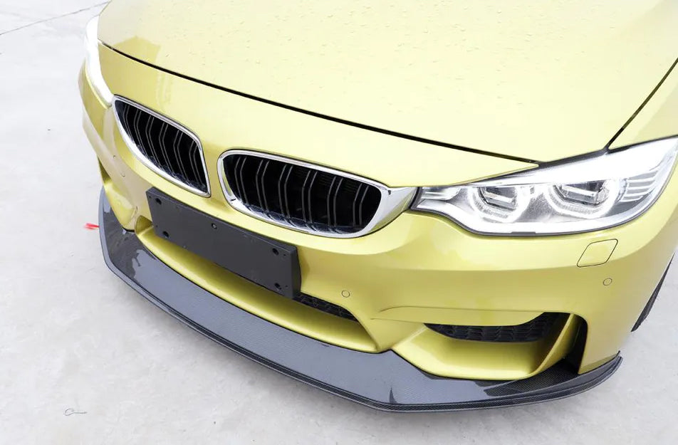 2015-2019 BMW F80/F82 M3/M4 RS Style Front Bumper Lip (Carbon Fiber)