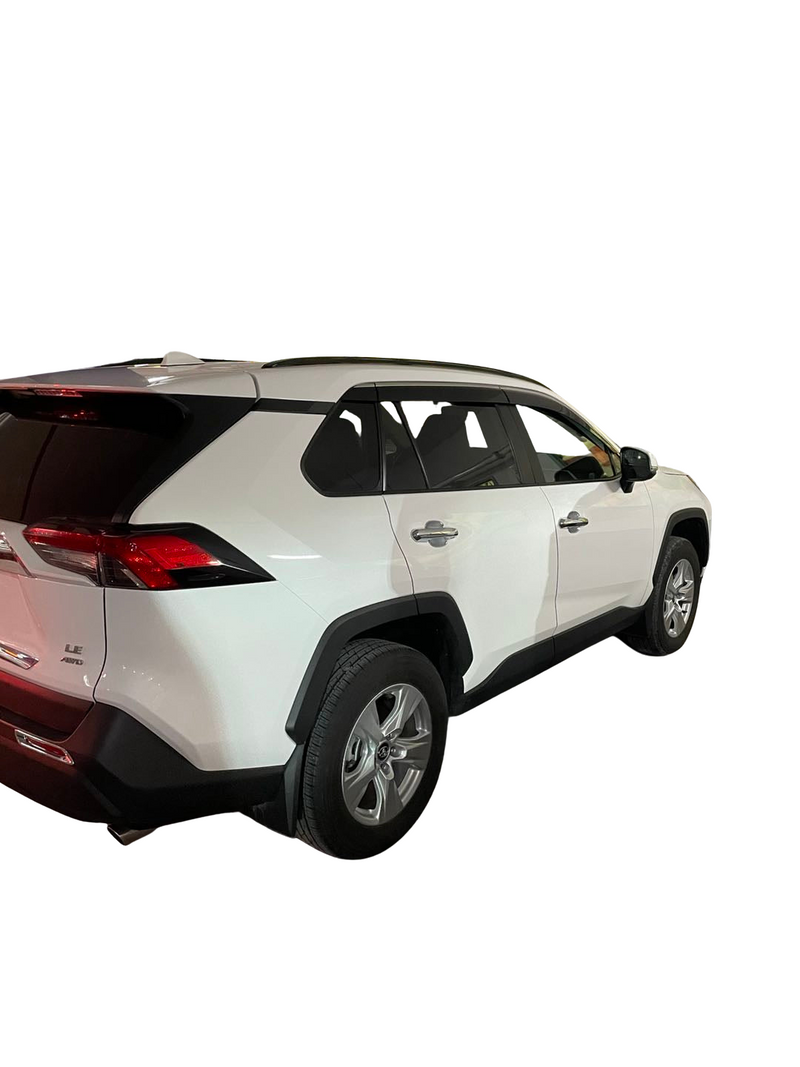 Window Visor for 2019-2025 Toyota Rav4 (Chrome 6 pcs)