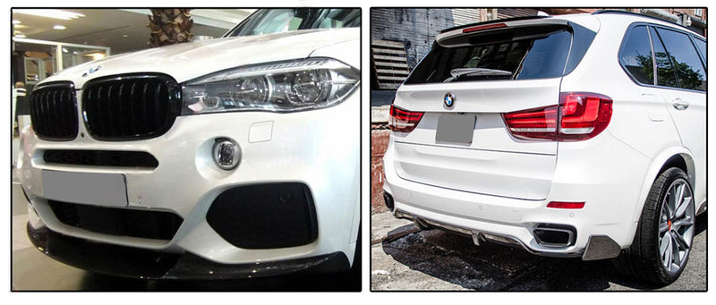 2014-2018 BMW F15 X5 M-Performance Style Front+Rear Aero Body Kit (Black)