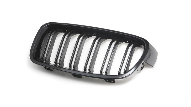 2012-2018 BMW F30 3 Series M Style Gloss Black Kidney Grilles