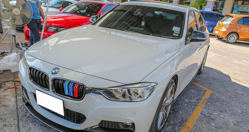 2012-2018 BMW F30 3 Series M Style Tri-Colour Kidney Grilles