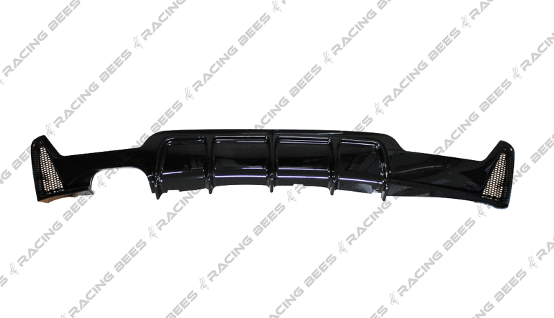 2014-2018 BMW F32 4 Series Gloss Black Rear Diffuser M Performance Style (Single Outlet)